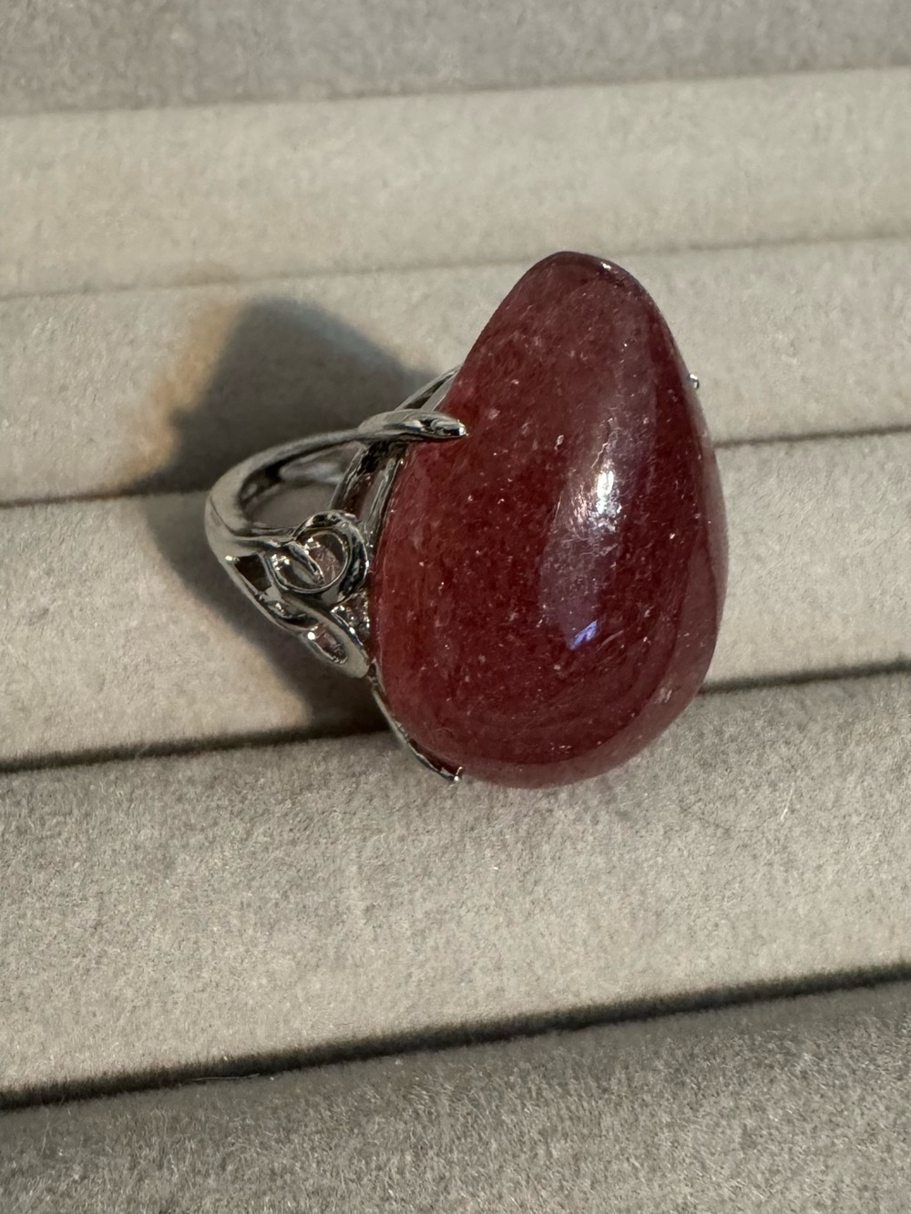 Strawberry Quartz Ring